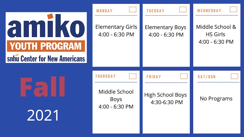 AmikoFallSchedule
